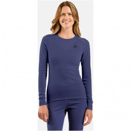 Odlo BL TOP crew neck l/s ACTIVE WARM long-sleeved thermal underwear, size M, blue