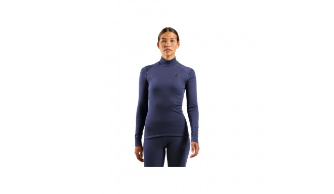 Odlo BL TOP turtle neck l/s ACTIVE WARM long-sleeved thermal underwear, size S, blue