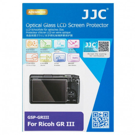 JJC GSP GRIII screenprotector van optisch glas