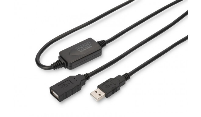 Active USB 2.0 Extension Cable, 15 Meters