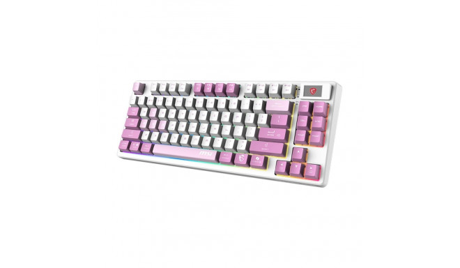 MSI FORGE GK600 TKL WIRELESS VIOLET | Gaming keyboard | Wireless | US | Mechanical Linear