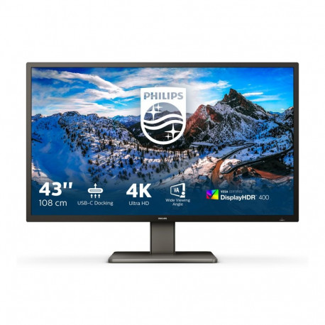 Philips | P Line | 439P1/00 | 43 " | VA | 4K UHD | 16:9 | 60 Hz | 4  ms | 3840 x 2160 | 400 cd/m² | 
