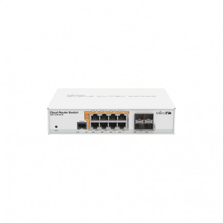 MikroTik | Cloud Router Switch CRS112-8P-4S-IN | Web managed | Desktop | Gigabit Ethernet (copper) p