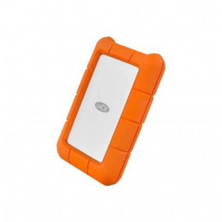 LACIE RUGGED Secure 2TB 2.5inch USB-C USB3.1 Drop crush and rain resistant for all terrain use orang