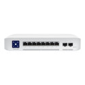 UBIQUITI USW-ENTERPRISE-8-POE UNIFI lüliti 8x 2.5Gb/s RJ45 PoE+ 2x 10Gb/s SFP+ puuteekraan koguvõims