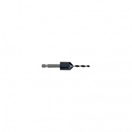 Puidupuur koos süvistiga Ø5mm, 1/4" kuuskant