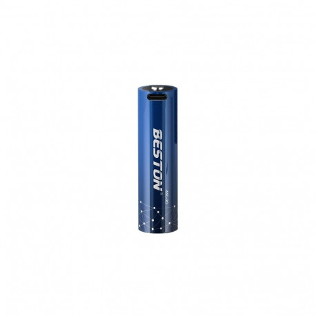 Rechargeable 18650 Battery with USB-C Port, 3.7V, 2000mAh, Li-Ion