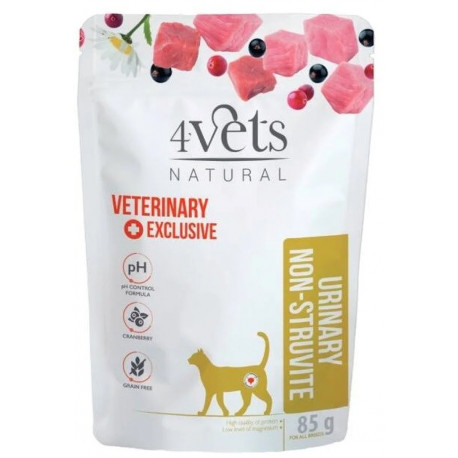 4Vets kassikonserv Natural Urinary Non-Struvite 85g