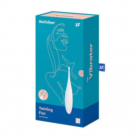 Satisfyer vibraator Twirling Fun, valge