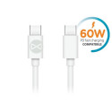 Forever cable USB-C - USB-C 1,0 m 60W white
