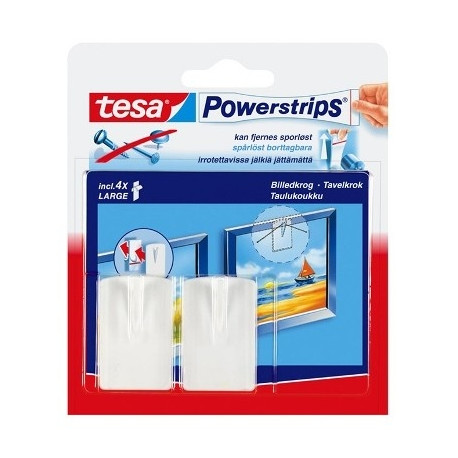 Riputuskonks Tesa pildile iseliimuv  2 tk/pk