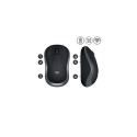Logitech M185 Wireless Mouse, RF Wireless, 1000 DPI, Black/Grey