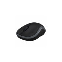 Logitech M185 Wireless Mouse, RF Wireless, 1000 DPI, Black/Grey