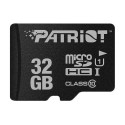 Patriot LX Series microSDHC Class 10 UHS-I Memory Card 32GB
