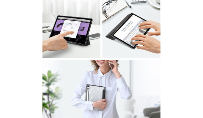 Dux Ducis DUX DUCIS case TOBY with pencil storage for SAMSUNG Tab S9/S9 FE/S10 FE black