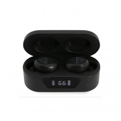 Guess True Wireless Triangle Logo BT5.0 Stereo Earphones Black