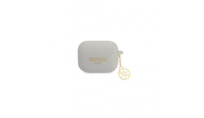 Guess Charms Silicone Case for Airpods Pro Grey