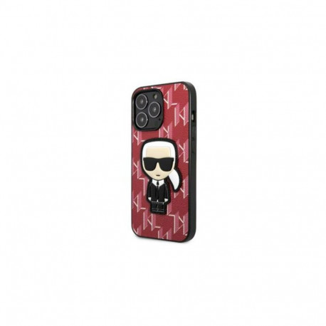 Karl Lagerfeld Apple iPhone 13 Pro Max Monogram Ikonik Case Red