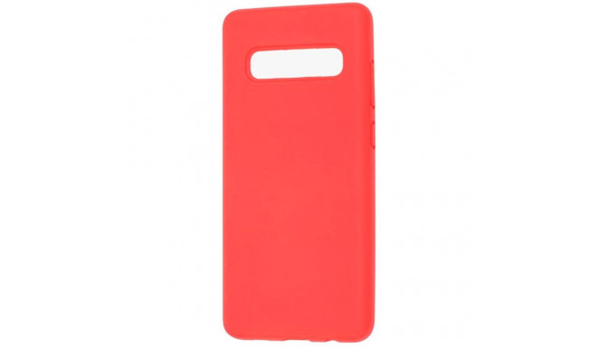 Evelatus Samsung Galaxy S10 Plus Nano Silicone Case Soft Touch TPU Red