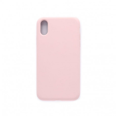 Evelatus Apple iPhone X Soft Premium Soft Touch Silicone Case, pink sand
