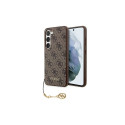 Guess Guess 4G Charms Collection case for Samsung Galaxy A35 - brown