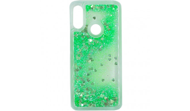 Evelatus case Xiaomi Redmi 7 Shining Quicksand, green