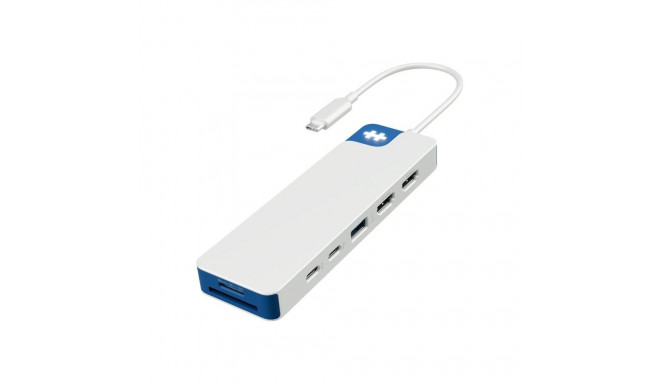 HYPER Drive Flex 9 Port Dual 4K HDMI USB-C Hub, Blue |