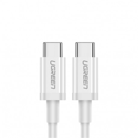 Ugreen Ugreen US264 60518 USB-C / USB-C PD QC AFC Cable 1m White