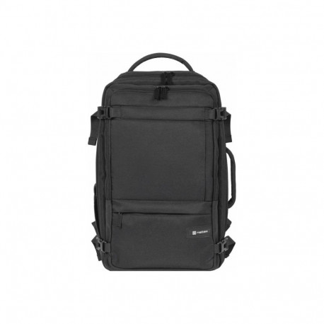 Natec Laptop Backpack Camel Lite 15.6, Black