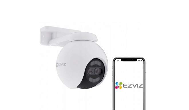 EZVIZ Ezviz H80x Outdoor IP65 Dual lens 8MP+2MP 4K Camera Pan & Tilt 360 MicroSD / Night vision Whit