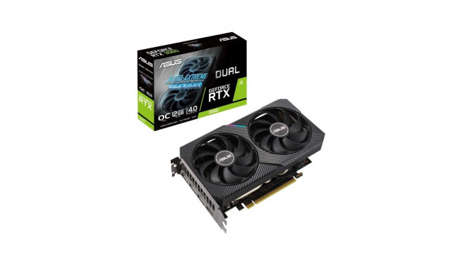 Asus videokaart NVIDIA GeForce RTX 3060 12GB 192bit PCIE 4.0 16x GDDR6 GPU 1837MHz 1xHDMI 3xD