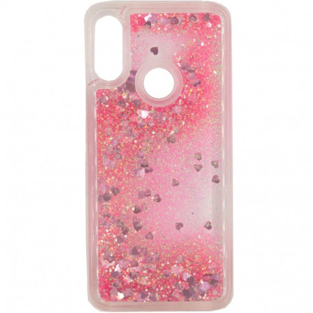 Evelatus Xiaomi Redmi 7 Shining Quicksand Case Pink