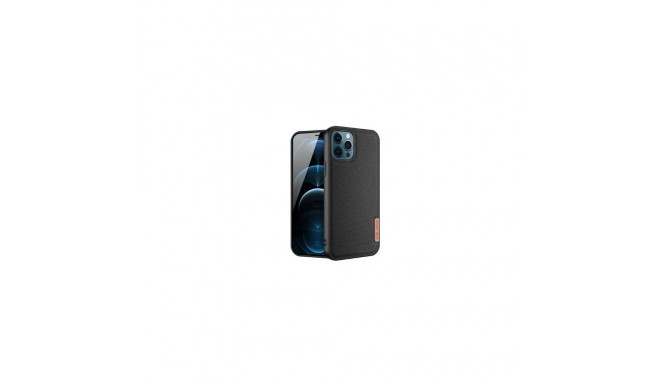 Dux Ducis Apple Phone 12 Pro Max Fino case covered with nylon material Black