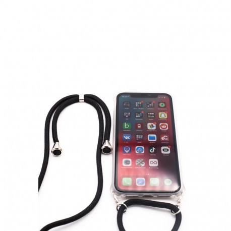 Evelatus case Apple iPhone X/XS Rope, black/transparent