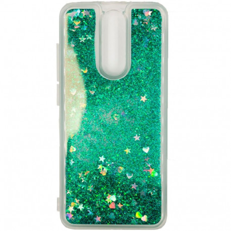 Evelatus Xiaomi Redmi 8 Shining Quicksand Case Green