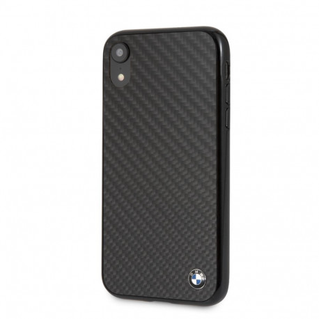 BMW kaitseümbris Apple iPhone XR Signature Hard Case Real Carbon, must