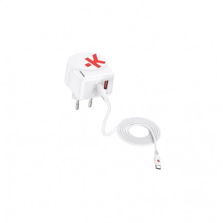 Skross USB Charger AC45PD + USB-C cable USB charger 45 W Indoors, Mains socket Max. output current 4