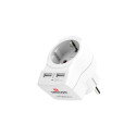 Skross In-line socket + USB White