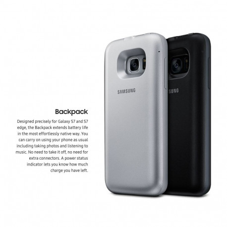 Samsung kaitseümbris Galaxy S7 G930F Back Pack, hõbedane (EP-TG930BSE)