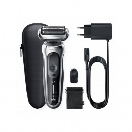 Braun Shaver 71-S1000s Operating time (max) 50 min, Wet & Dry, Silver/Black
