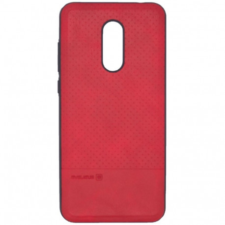 Evelatus kaitseümbris Xiaomi Redmi 5 Plus TPU 1 Metal Plate, red