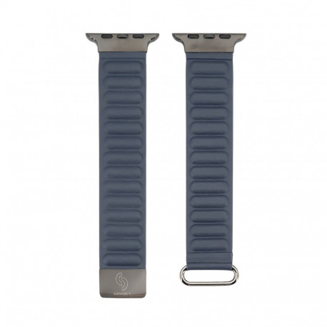 Connect Watch 42/44/45mm cortical back buckle magnetic suction Watch Straps Indigo Blue