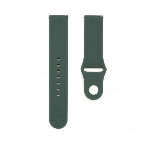 Connect 20mm Silicone Loop Watch Strap (S/M 110mm) Olive