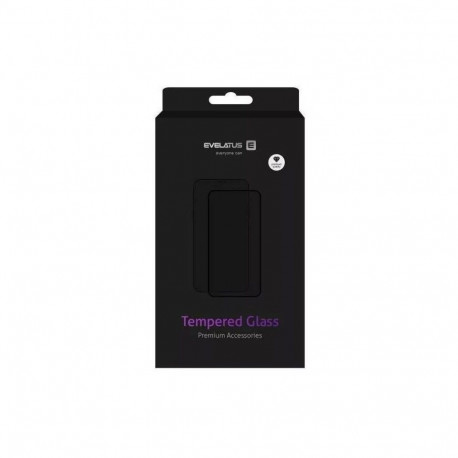 Evelatus Xiaomi Poco X6 2.5D Full Cover Japan Glue Glass Anti-Static Black
