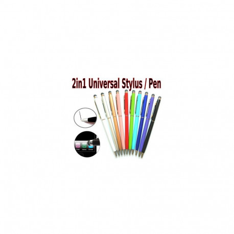iLike Universal PN1 Universal 2in1 Capacitive Touch Stylus with Pen (Smartphone and Tablet PC) Purpl