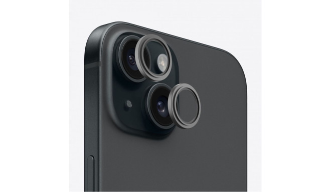 Evelatus Apple iPhone 15 Camera Lens Protector Armor Black