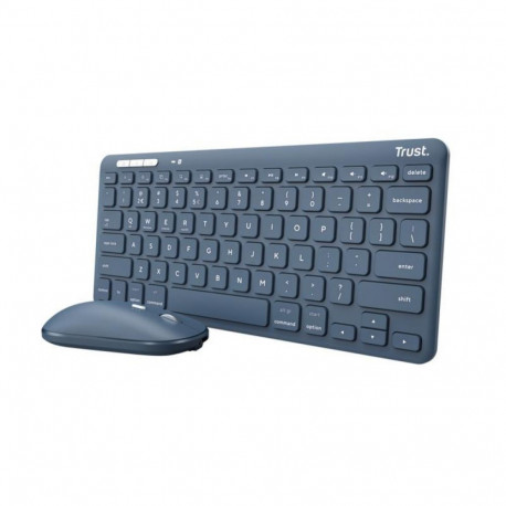 Trust KEYBOARD +MOUSE WRL LYRA/BLUE 24937