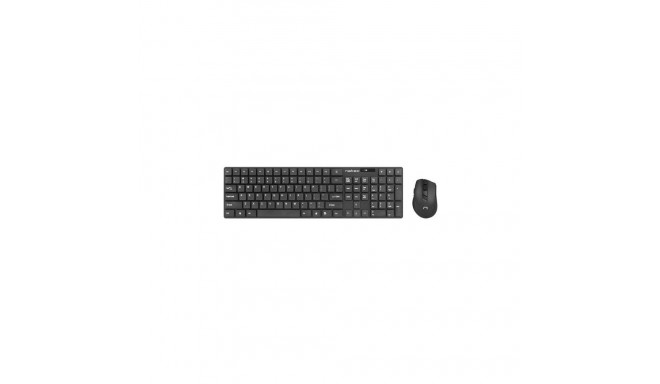 Natec Keyboard and Mouse Stringray 2in1 Bundle Keyboard and Mouse Set, Wireless, US, Black