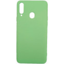 Evelatus Samsung Galaxy A20s Nano Silicone Case Soft Touch TPU Green