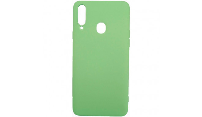 Evelatus Samsung Galaxy A20s Nano Silicone Case Soft Touch TPU Green